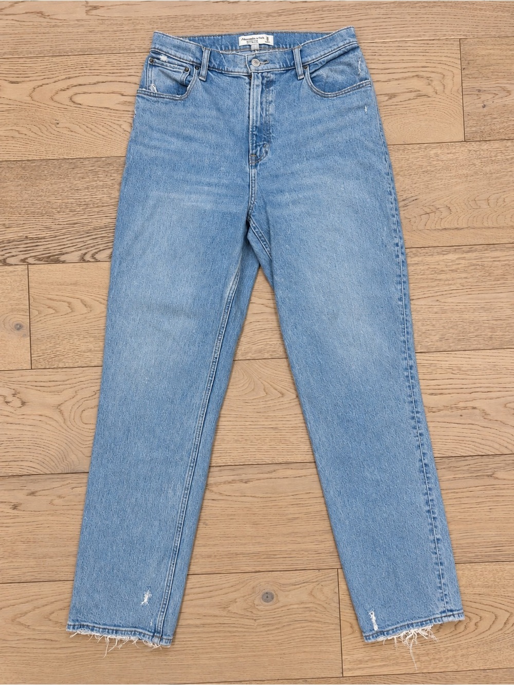 ABERCROMBIE [$98] The 90s Straight Ultra High Rise Curve Love